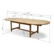 Amazonia Teak Chiesa 11 piece Oval Extendable Patio Dining Set - Thumbnail 3