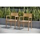 Amazonia Teak Chiesa 11 piece Oval Extendable Patio Dining Set - Thumbnail 4