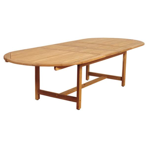 Amazonia Teak 11-piece Extendable Patio Dining Set with Cushions - 11 Piece