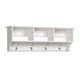 preview thumbnail 2 of 6, Winslow White Hanging Entryway Shelf
