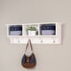 preview thumbnail 3 of 6, Winslow White Hanging Entryway Shelf