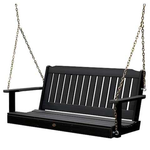Highwood Lehigh 5-foot Eco-friendly Synthetic Wood Porch Swing