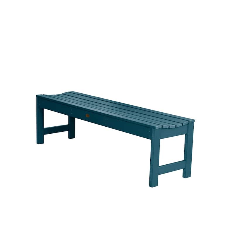 HIGHWOOD Eco-Friendly Lehigh 5-Foot Outdoor Picnic Bench - Nantucket Blue