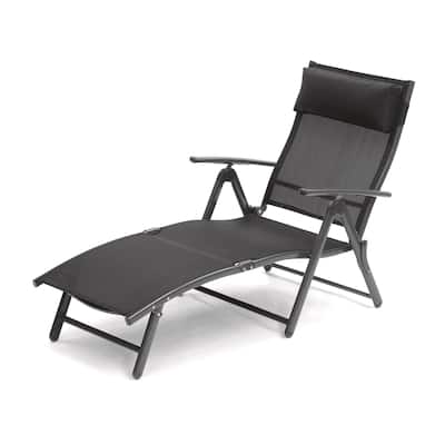 Havana Black Sunlounger - N/A