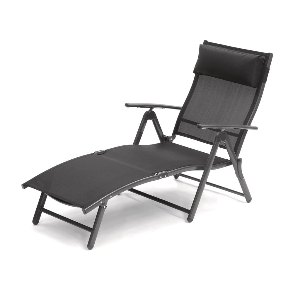 Havana Black Sunlounger - N/A