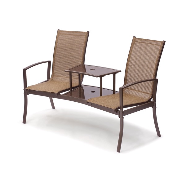 Havana Bronze Duo Seat   Shopping Sofas