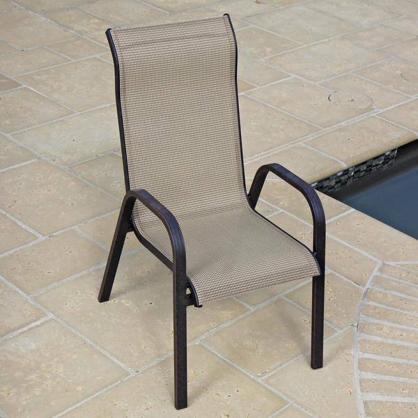 Stackable Outdoor Sling Dining Chair | Outdoor Dining