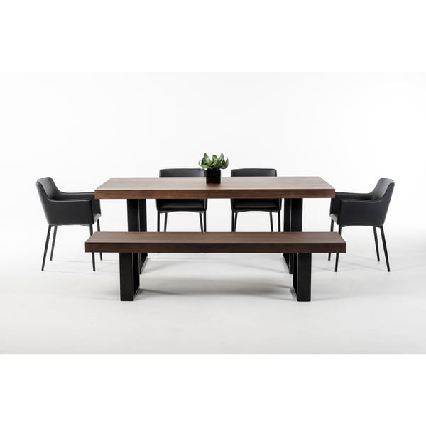 Modrest Lola Modern Wenge Walnut Dining Table   17221372  