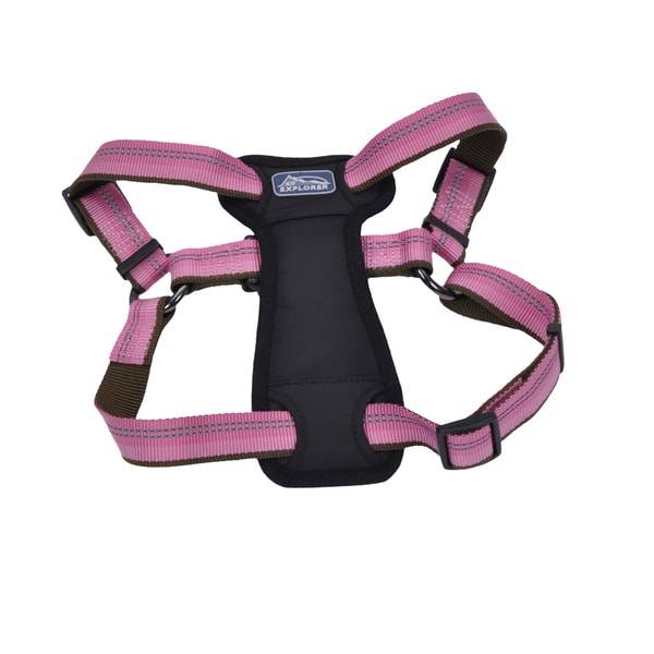 Shop Coastal K9 Explorer Pink Reflective Adjustable Harness Free Shipping On Orders Over 45