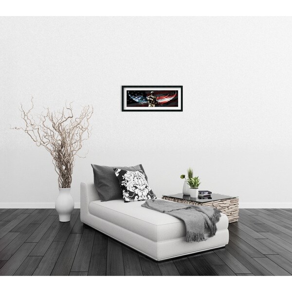 MOTIVATIONAL ART PRINT No Greater Love Gun Jason Bullard