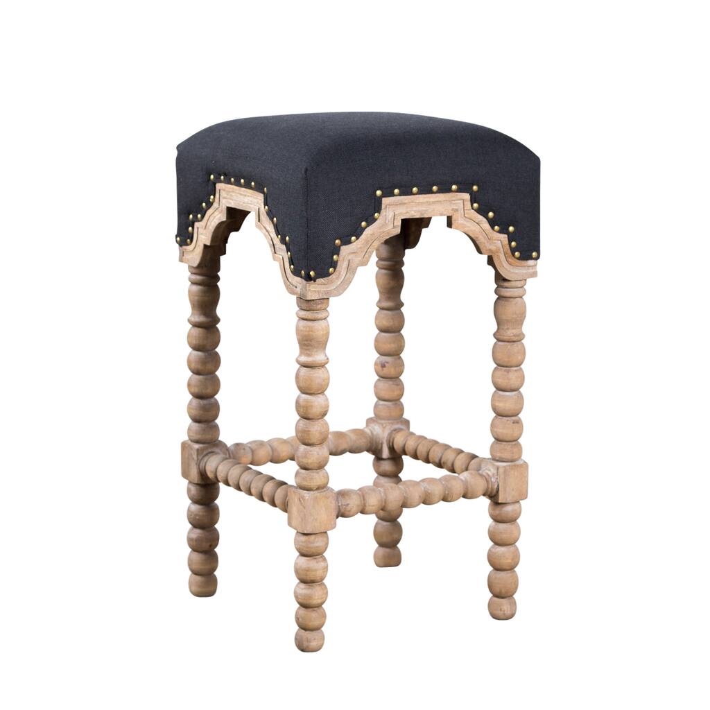 Handmade Eastern-Influenced Arch Stool (India)