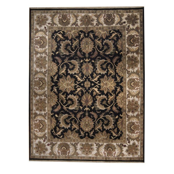 Handmade Herat Oriental Indo Mahal Wool Rug (India) - 9' x 12'
