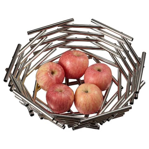 Visol Girard Large Stainless Steel Fruit Bowl