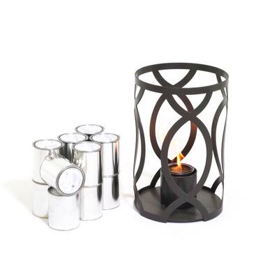 Savannah Outdoor Steel Lantern with 12 Packs of SunJel Fuel (15 x 10)