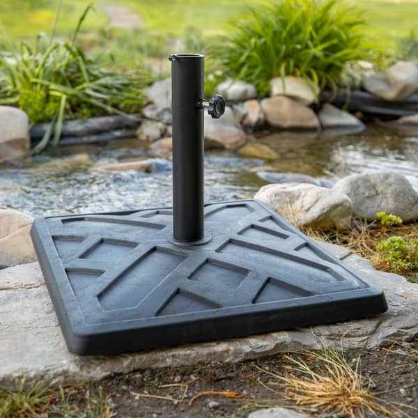 Shop Patio Umbrella Base Square Block Black 18 X 18 X 13h