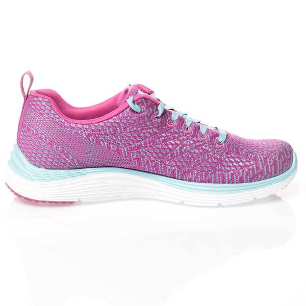 Shop Skechers Usa Sport Pink Light Blue Valeris Relaxed Fit