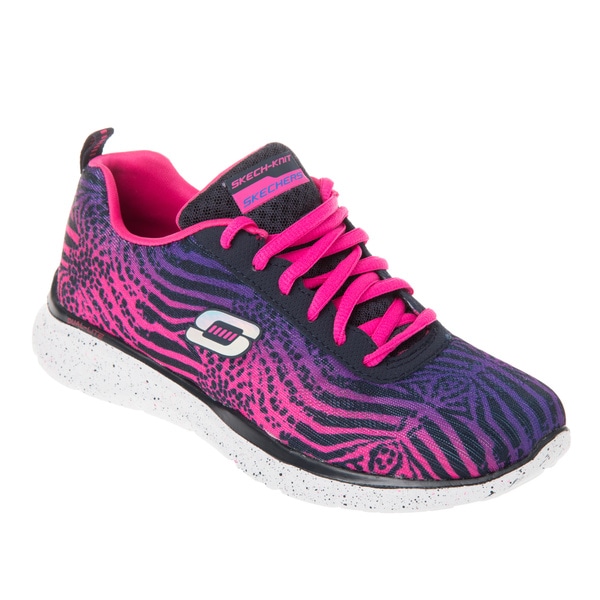 skechers memory foam leopard print