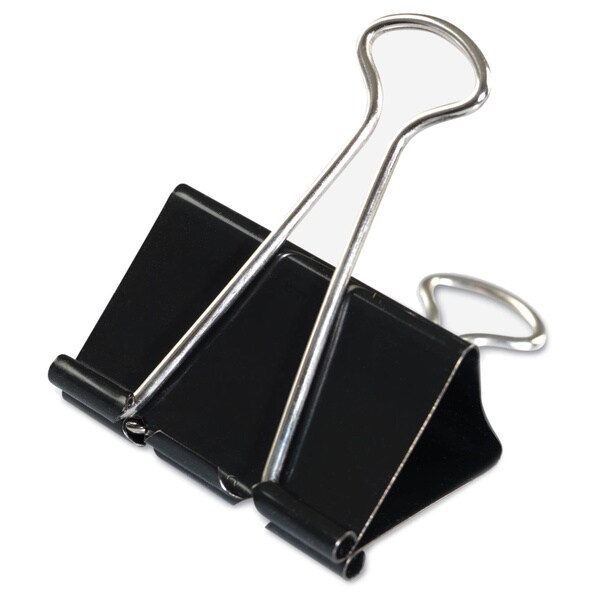 Shop Universal Black/Silver Large Binder Clips (7 Packs of 12) Free
