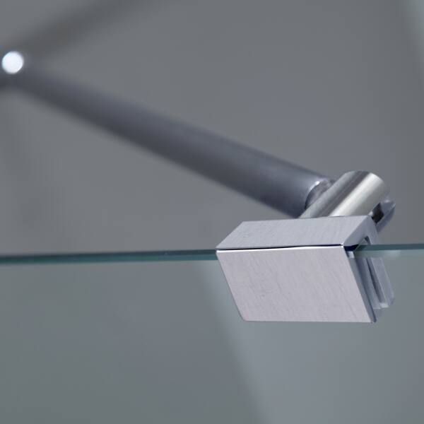 Aston Neoscape Gs 38 In X 38 In X 72 In Completely Frameless Neo Angle Shower Enclosure W Glass Shelves In Chrome Overstock 10085020