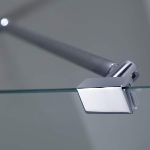 Aston Neoscape Gs 38 In X 38 In X 72 In Completely Frameless Neo Angle Shower Enclosure W Glass Shelves In Chrome Overstock 10085020