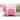 Silver Orchid Heston Crystal Tufted Pink Upholstered Nightstand