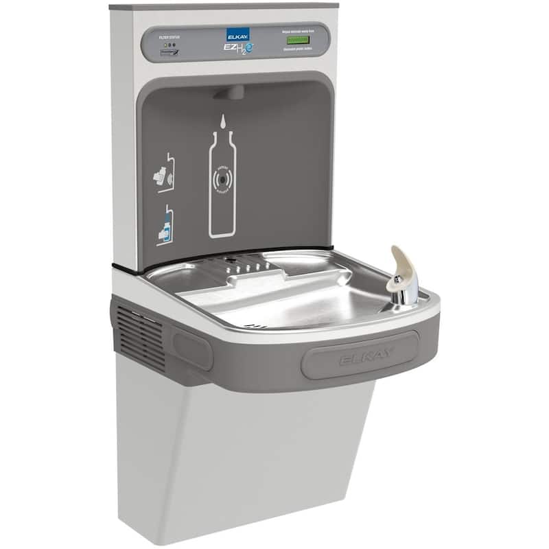 Elkay EZH2O Bottle Filling Station with Single ADA Cooler, Filtered 8 GPH Stainless