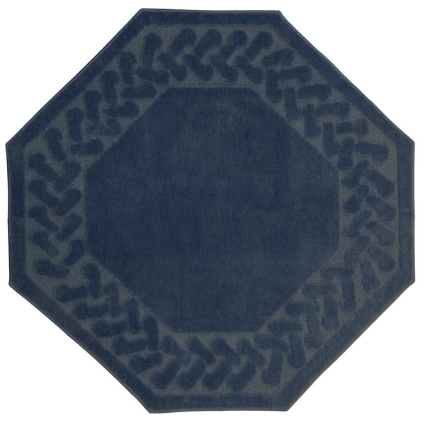 Herringbone Rug Collection Octagon (4' x 4') Free Shipping Today