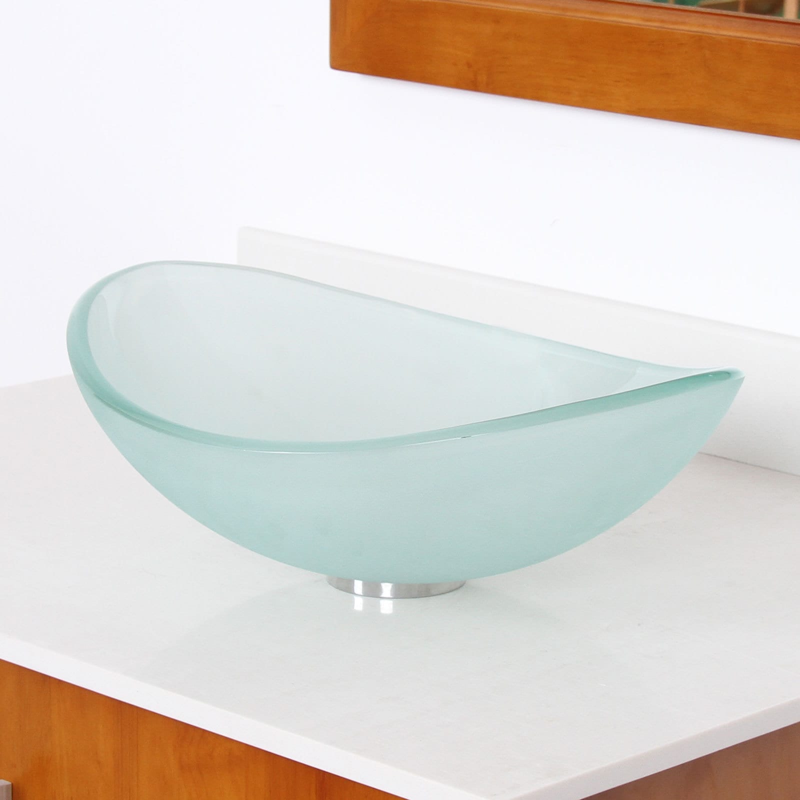 Butterfly Glass Sink Bowl - Bed Bath & Beyond - 7009456