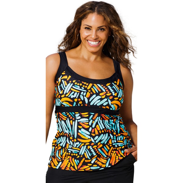 Beach Belle Encinitas Empire Tankini Top