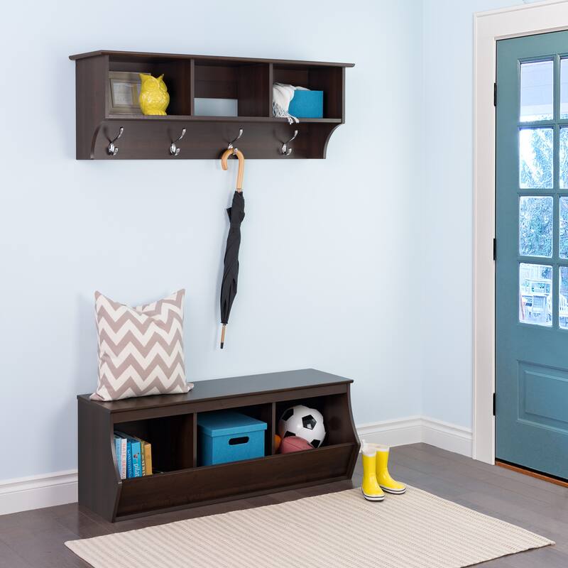 Stackable 3-bin Storage Cubby
