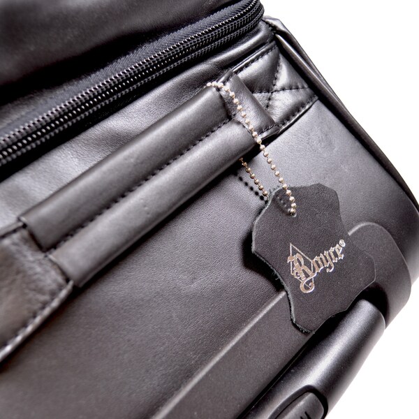royce leather rolling trolley duffel bag