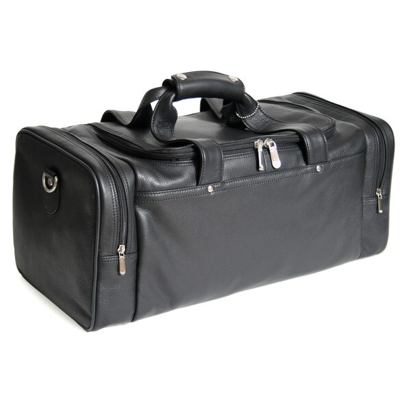 leather sports duffel bag