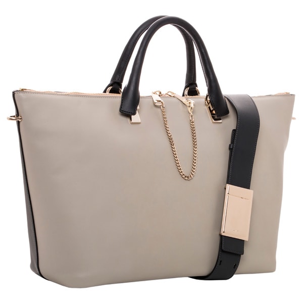 Chloe Baylee Large Two-Tone Leather Tote - Free Shipping Today