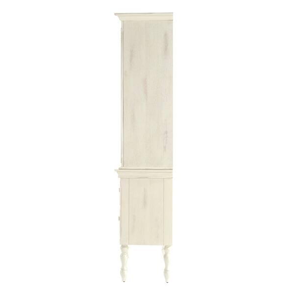 Shop Mckay Country Antique White Display Buffet Storage China