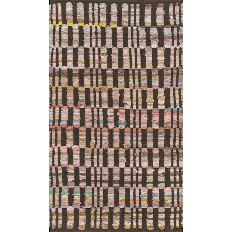 Alexander Home Flatweave Tabby Cotton Stripe Chindi Rug