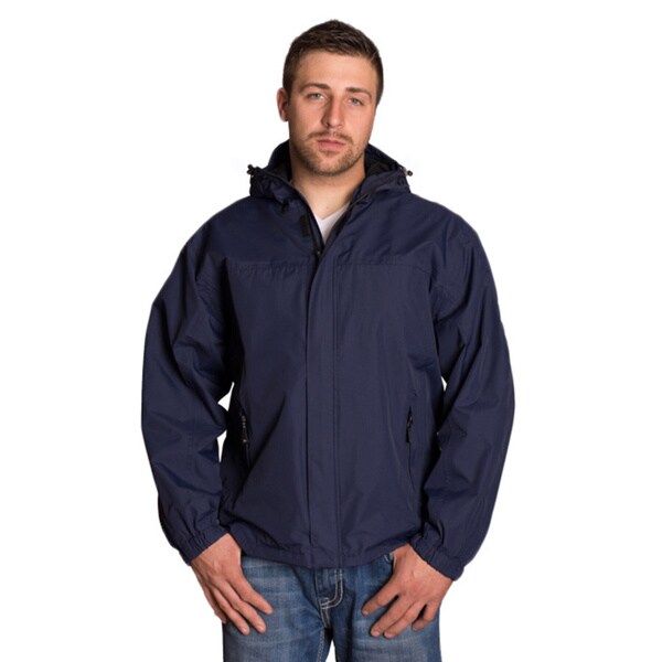 Mossi Navy Blue Legacy Rain Jacket - Free Shipping Today - Overstock ...
