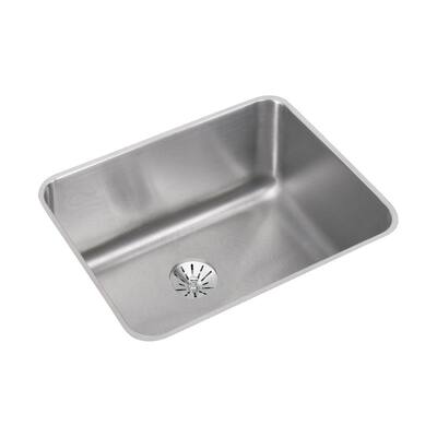 Elkay Lustertone Stainless Steel 23-1/2" x 18-1/4" x 10", Single Bowl Undermount Sink with Perfect Drain