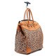 leopard rolling tote