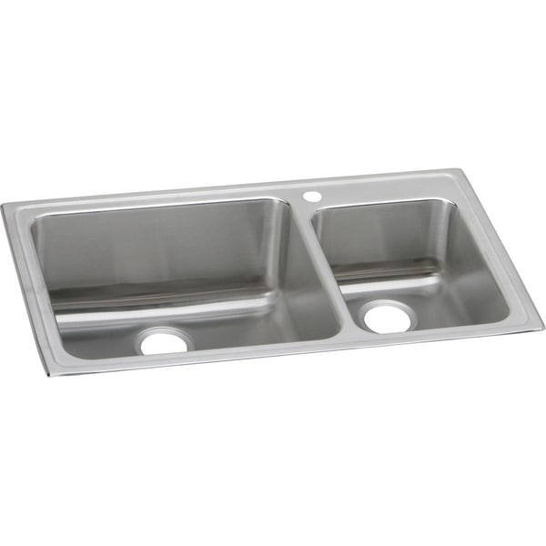 Elkay Gourmet Drop-in Stainless Steel LFGR37222 Lustertone Kitchen Sink