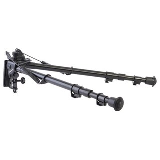 Swivel Pivot Bipod, Rudolph Gear 13"-27", Black Aluminum