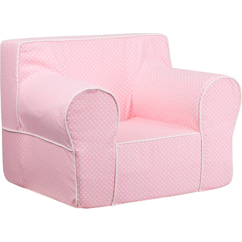 Oversized Dot Kids Chair with Piping