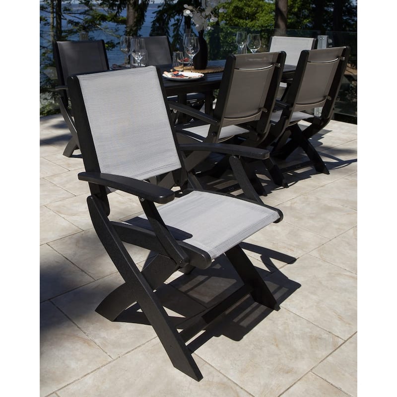 POLYWOOD Coastal Folding Chair
