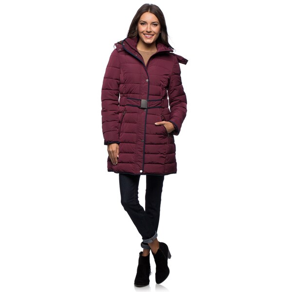 tommy hilfiger faux fur puffer coat