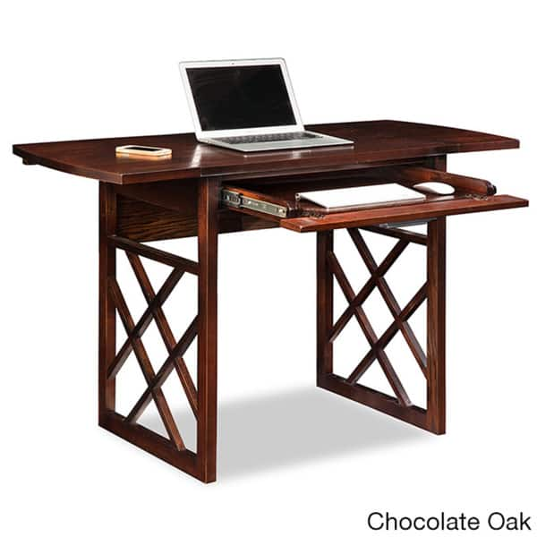 Shop Oak Drop Leaf Computer Writing Desk Free Shipping Today