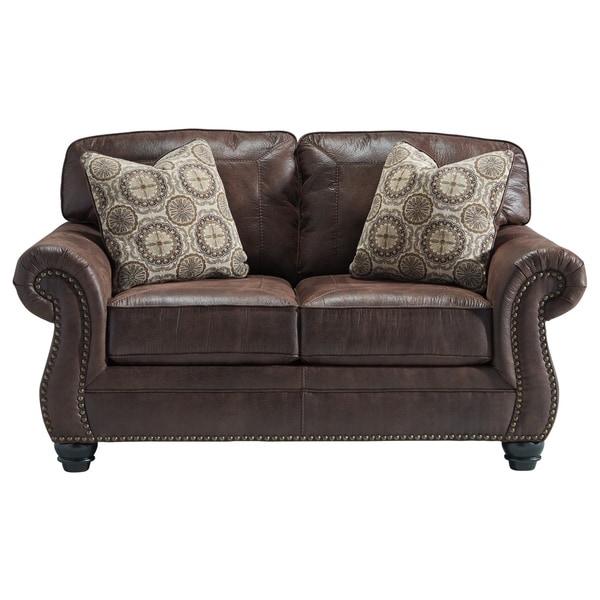 Signature Design by Ashley Breville Espresso Loveseat  