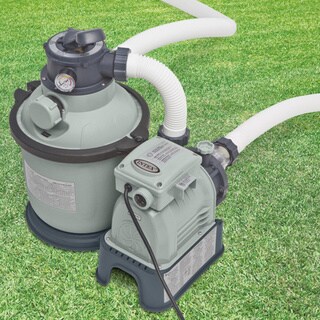 intex gph krystal sand pump filter clear 1200