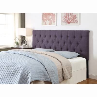 Purple Queen/Full Size Tufted Upholstered Headboard