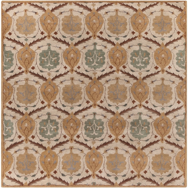 Hand tufted Tami Traditional Wool Rug (4 Square)