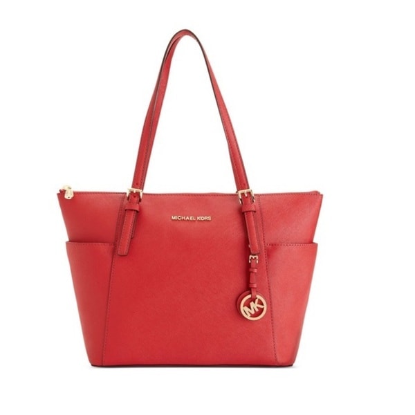 MICHAEL Michael Kors Jet Set Top Zip Saffiano Leather Tote  