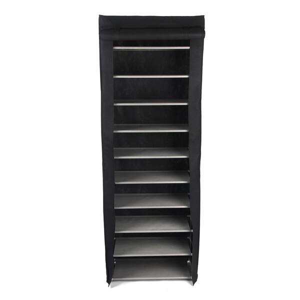 Shop Black Friday Deals On Black 10 Tier Shoe Rack Overstock 10092223